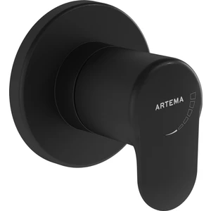 Artema Root Round A4273036 Ankastre Stop Valf, Sıva Üstü Grubu, Mat Siyah