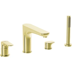 Root Round A4274323 Küvet Bataryası, 4 Delikli, Altın