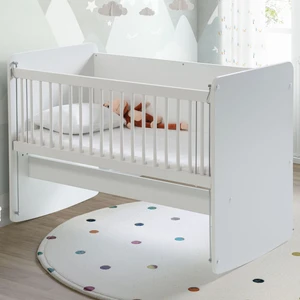 Baby When BW1070 - Pratik Sallanır Anne Yanı Bebek Beşik Beyaz 60x120