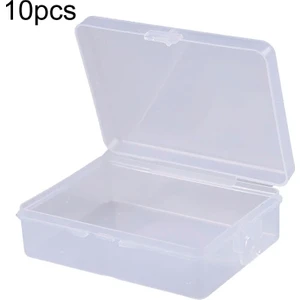Xstore 10 Adet Dikdörtgen Şeffaf Saklama Kutusu 9x6.2x2.8cm (Yurt Dışından)