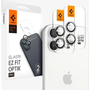 iPhone 16 / 16 Plus Kamera Lens Camı Koruyucu Kolay Kurulum GLAS.tR EZ Fit Optik Pro (2 Adet) Crystal Clear - AGL08531
