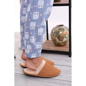 U050 Unisex Kışlık Ev Içi Terliği Kürklü Yünlü Kışlık Terlik