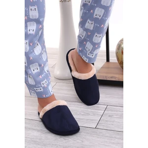Uc 050 Unisex Kışlık Ev Içi Terliği Kürklü Yünlü Kışlık Terlik