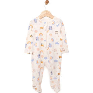 HelloBaby Yenidoğan Kız  Patikli Tulum Kız Bebek