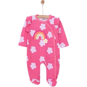 HelloBaby Yenidoğan Kız Patikli Tulum Kız Bebek
