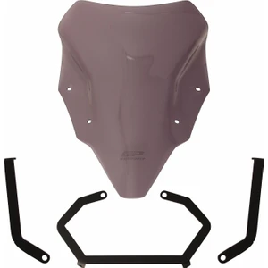 GP Kompozit Bajaj Pulsar N 250 2022-2024 Uyumlu Ön Cam Füme 45 cm