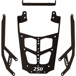 GP Kompozit Bajaj Pulsar N 250 2022-2024 Uyumlu Arka Çanta Demiri Siyah