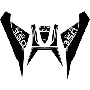 GP Kompozit RKS Blade 350 2023-2024 Uyumlu Tank Pad Seti Siyah