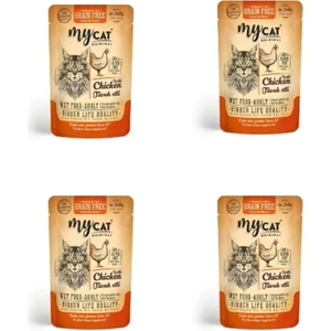 My Cat Mycat Tavuk Tli Pouch 85GR 4' Lü