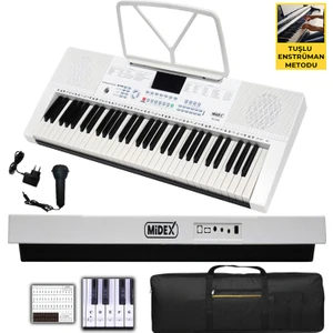 PS-2300WH 61 Tuşlu Org Seti Beyaz Kaliteli Başlangıç İçin Uygun