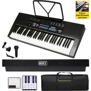 PS-2300BK 61 Tuşlu Org Seti Siyah Kaliteli Başlangıç İçin Uygun
