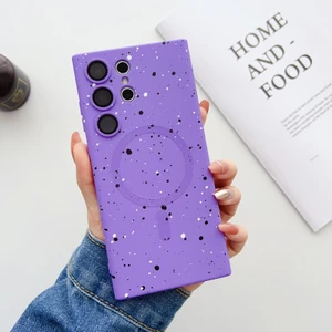 For Samsung Galaxy Note 10 Plus Manyetik Emiş Yıldızlı Desen Cep Telefonu Kılıfları (Yurt Dışından)