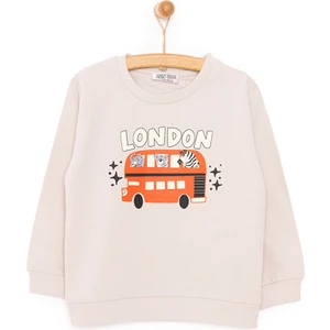 HelloBaby Basic Az Şardonlu London Temalı Sweatshirt Erkek Bebek