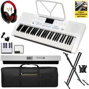 PS-2300WH-PAK 61 Tuşlu Org Stand Kulaklık Beyaz Başlangıç İçin Uygun