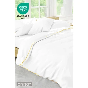 Nano Jel Tek Kişilik Yorgan, 155x215cm, Beyaz Ev Ve Otel Yorganı, Sade Ve Zarif