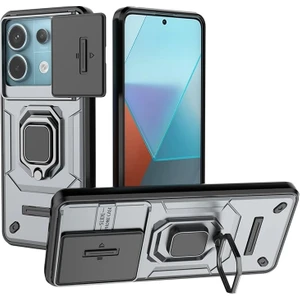 Poco X6 Pro Kamera Koruması Yüzük Zırh Cep Telefonu Kılıfı (Yurt Dışından)