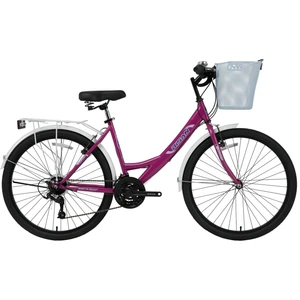 Mabella - 24"jant - V Fren - 21 Vites - Mor/pembe