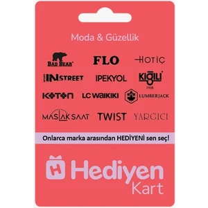 Hediyen Kart - Moda & Güzellik - 1000 Tl