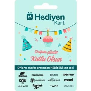 Hediyen Kart - Doğum Günü - 500 Tl