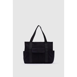 Shule Bags Bigger Cepli Tote Çanta Pettit Siyah