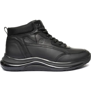 Erkek Siyah  Deri Sneaker Bot 3K1UB16490