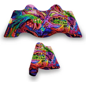 Hyperbeast Mouse Pad 70X30 Mouse Pad Oyuncu Mause Pad Xl Büyük Mousepad Kenar Dikişli Yıkanabilir Speed Mause Pad