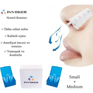 Burun İçi Silikon Aparatı - Steril Taşıma Kutulu - Small-Medium