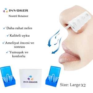 Burun Içi Silikon Aparatı Antihorlama Nefes Açan Nostril Nazal Dilatör Steril Taşıma Kutulu - Largex2