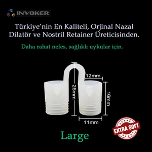 Burun Içi Silikon Aparatı Antihorlama Nefes Açan Nostril Nazal Dilatör Steril Taşıma Kutulu - Large
