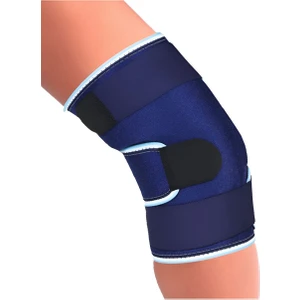 Neopren Dizlik Kapalı Patella Destekli Dizlik Yüksek Kalite Mavi Patella Kapalı Dizlik