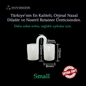 Burun Içi Silikon Aparatı Antihorlama Nefes Açan Nostril Nazal Dilatör Steril Taşıma Kutulu - Small
