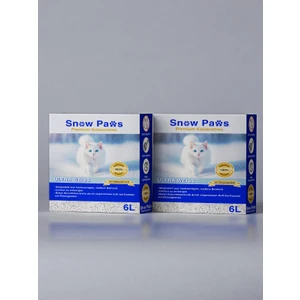 Snow Paws Baby Powder Kokulu Süper Hızlı Topaklanan Kedi Kumu 2X6 Lt