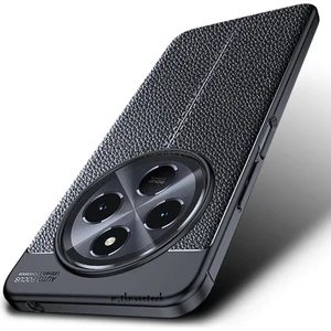 M.TK Moveteck Xiaomi Redmi 14C Kılıf Kamera Korumalı Deri Görünümlü Silikon Parmak Izi Yapmaz Yumuşak Mat Kaymaz Kapak