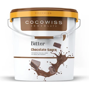 Cocowiss Chocolate Bitter Waffle Sos Bitter Çikolata Sos 10 kg