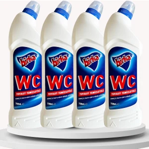 Wc Tuvalet ve Pisuvar Temizleyici 4 Adet x 750 ml