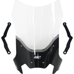 GP Kompozit CF Moto 250 CL-X 2022-2024 Uyumlu Ön Tur Camı Şeffaf 55 cm