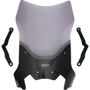GP Kompozit CF Moto 250 CL-X 2022-2024 Uyumlu Ön Tur Camı Füme 55 cm