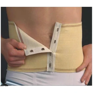 4 Kancalı Geçmeli Yün Bel Korsesi - 65 cm uzunluğunda, 19 cm eninde