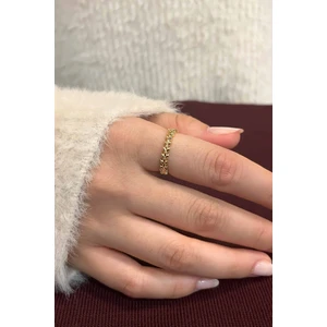 Trend Collection Taç Model Ayarlanabilir Gold Zarif Kadın Yüzük
