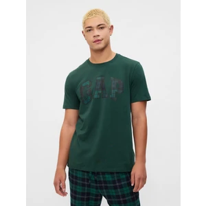 Erkek Koyu Yeşil Everyday Soft Gap Logo T-Shirt