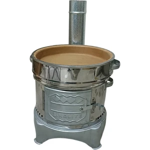 Güveçli Mangal Sobası ( Saç Tavalı)