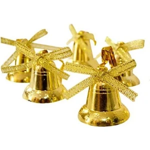 12LI Çan Yılbaşı Ağacı Süsü Gold