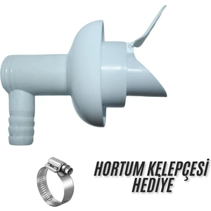 Desiphon Çamaşır ve Bulaşık Makinesi Gider Koku Önleyici Çekvalf Adaptör Conta | Ø50 mm Haşere ve Koku Koruma