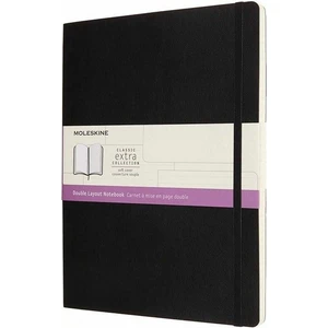 Notebook Xl Rul-Pla Black Soft