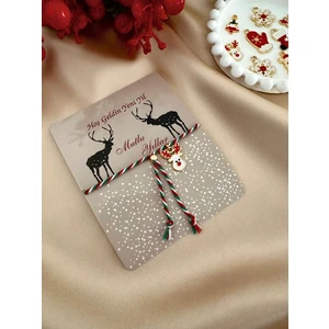 The Canelif Accessories Yeni Yıl Temalı Ayarlanabilir Bileklik – Sevdiklerinize Özel Hediye