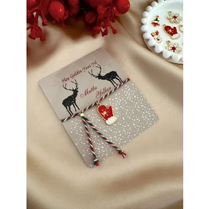 The Canelif Accessories Yeni Yıl Temalı Ayarlanabilir Bileklik – Sevdiklerinize Özel Hediye