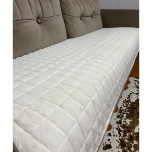 Puffy Bubble Tavşan Tüyü Kaymaz Taban Çekyat Koltuk Örtüsü 75X185