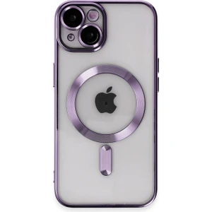iPhone 15 Uyumlu Kılıf Kamera Lens ve Hoparlör Toz Korumalı Magsafe Şarj Özellikli Esnek Silikon
