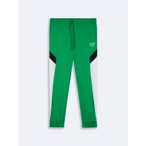 Kadın  Relaxed Baskılı Jogger Yeşil Eşofman