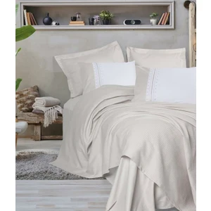 Cotton Box Lusso Bambu Çift Kişilik Chaste Taş Pike Takımı